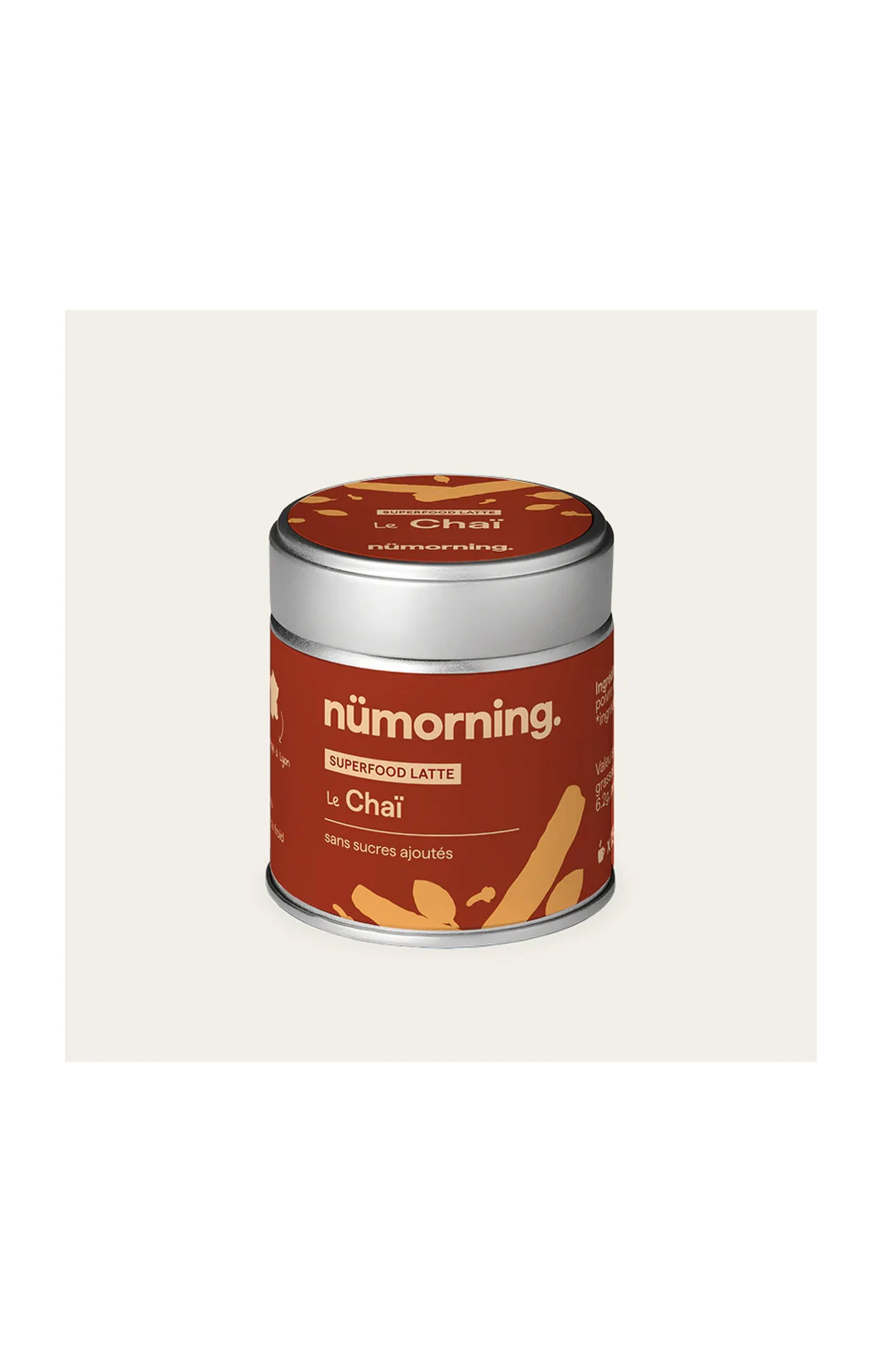 Poudre Chaï Latte bio - Cannelle & cardamome - Sans sucres ajoutés - 30 g - Image 2