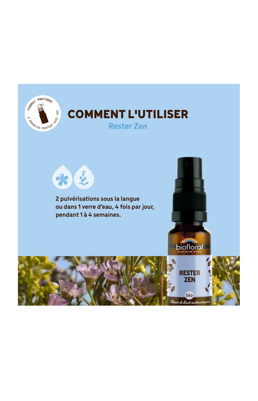 Spray bio - Rester zen - 20 ml - Image 3