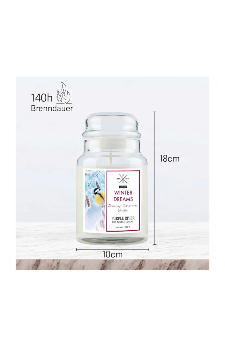 Bougie parfumée - Winter Dreams - Bergamote & pin - 623 g - Image 2