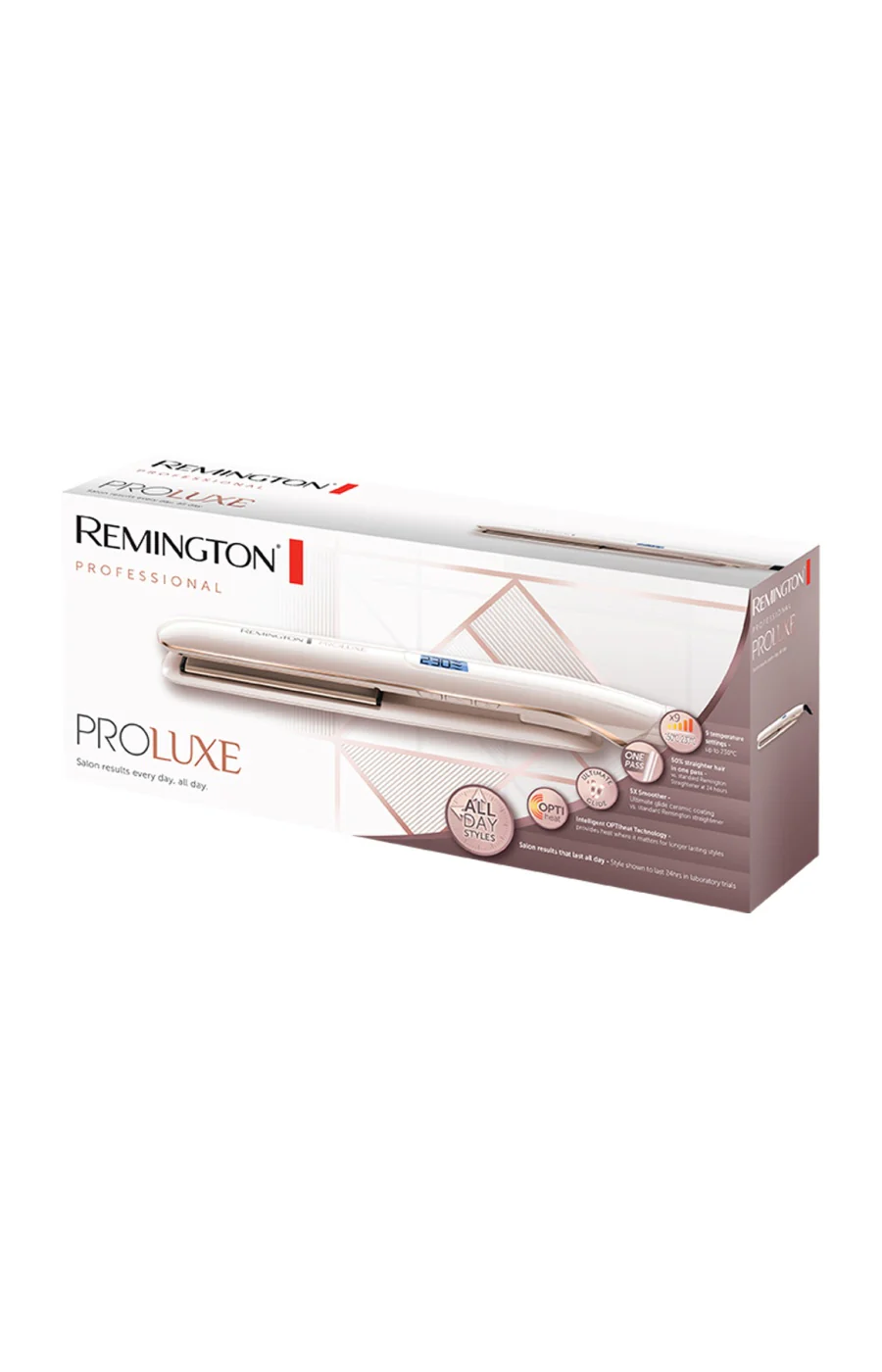 Lisseur - Pro-Luxe - 230° - Blanc nacré - Image 5