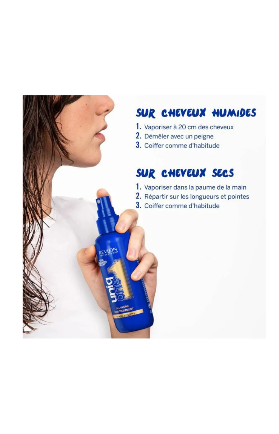 Soin sans rinçage 10 bienfaits - Uniq One - Tous types de cheveux - 150 ml - Image 3