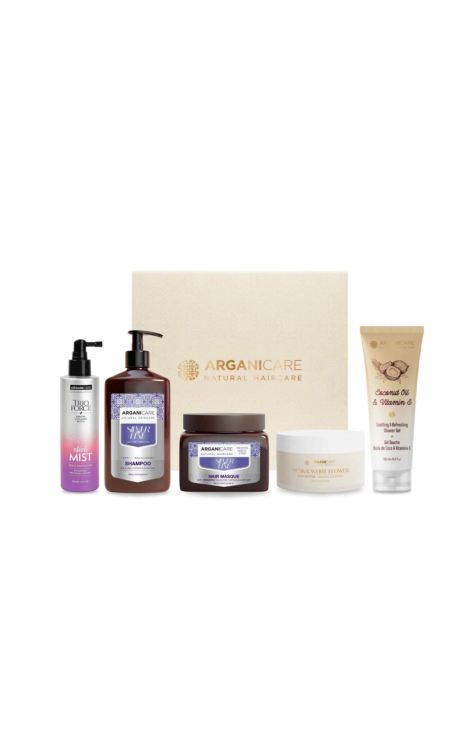 Coffret rituel - Silver & Soin Sublime - Cheveux blonds - 5 produits