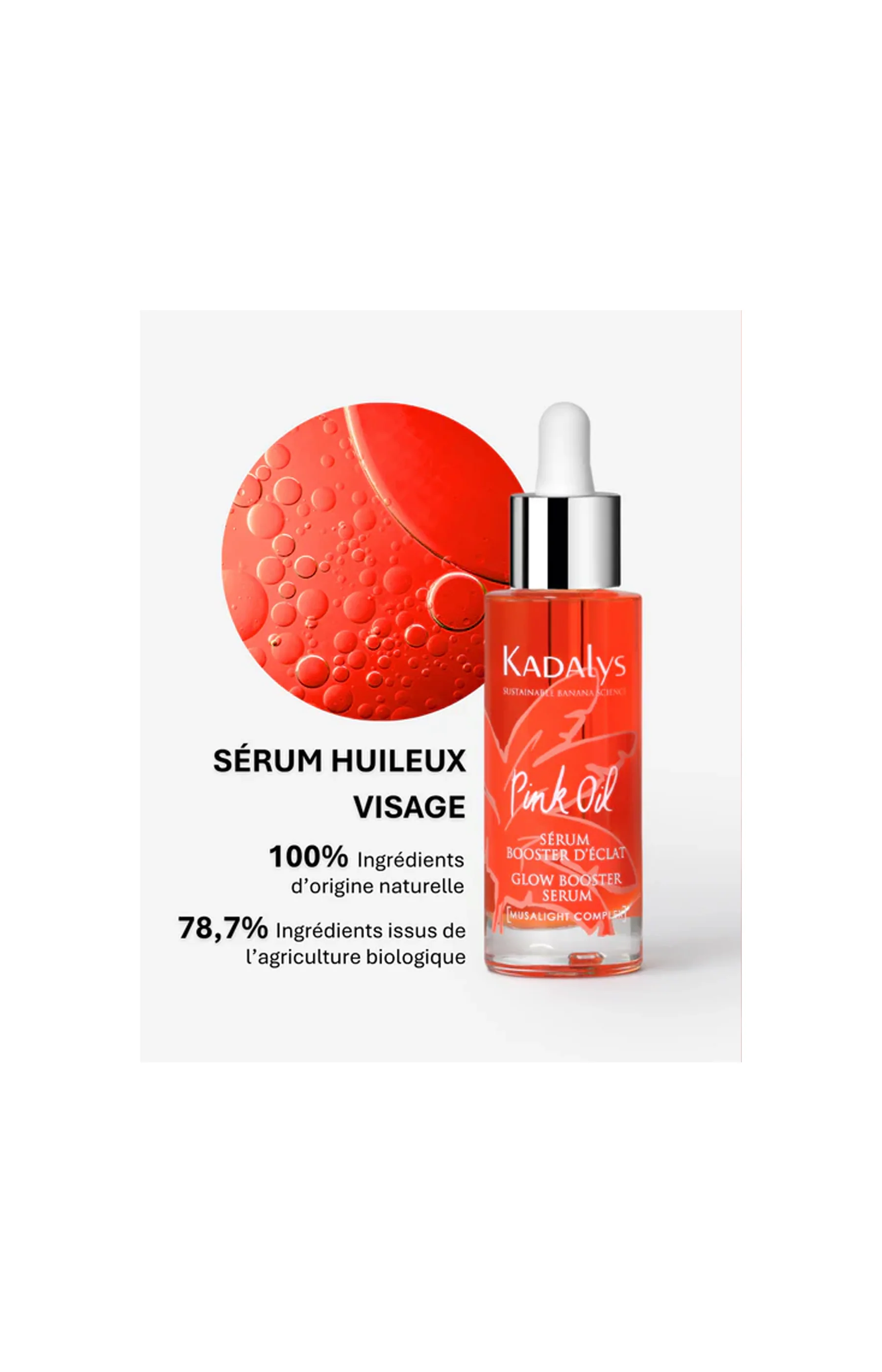 Sérum booster d'éclat bio & naturel - Visage - 30 ml - Image 3