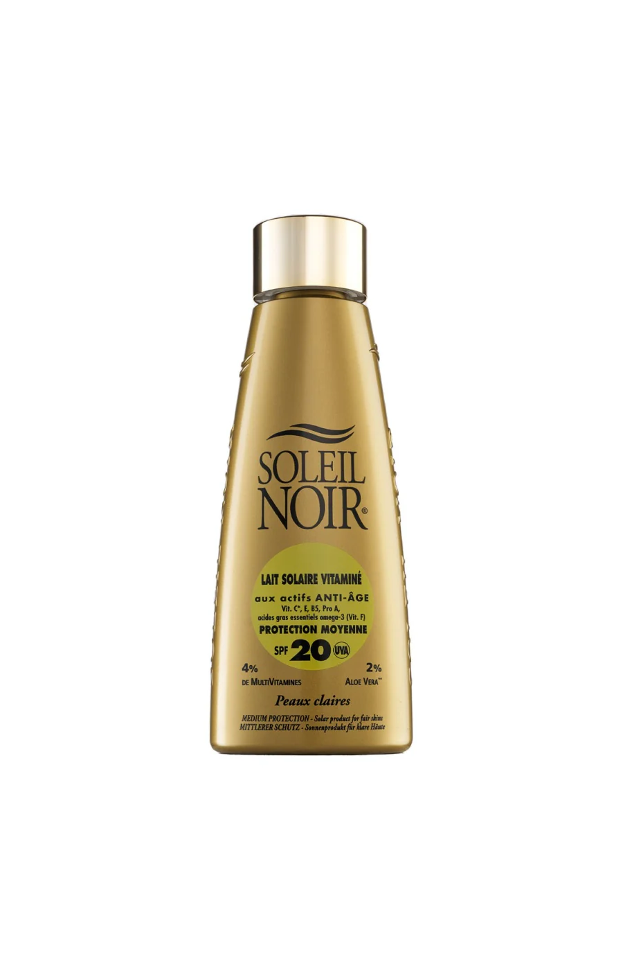 Lait solaire vitaminé SPF20 - Anti-âge  Corps - Peaux claires - 150 ml