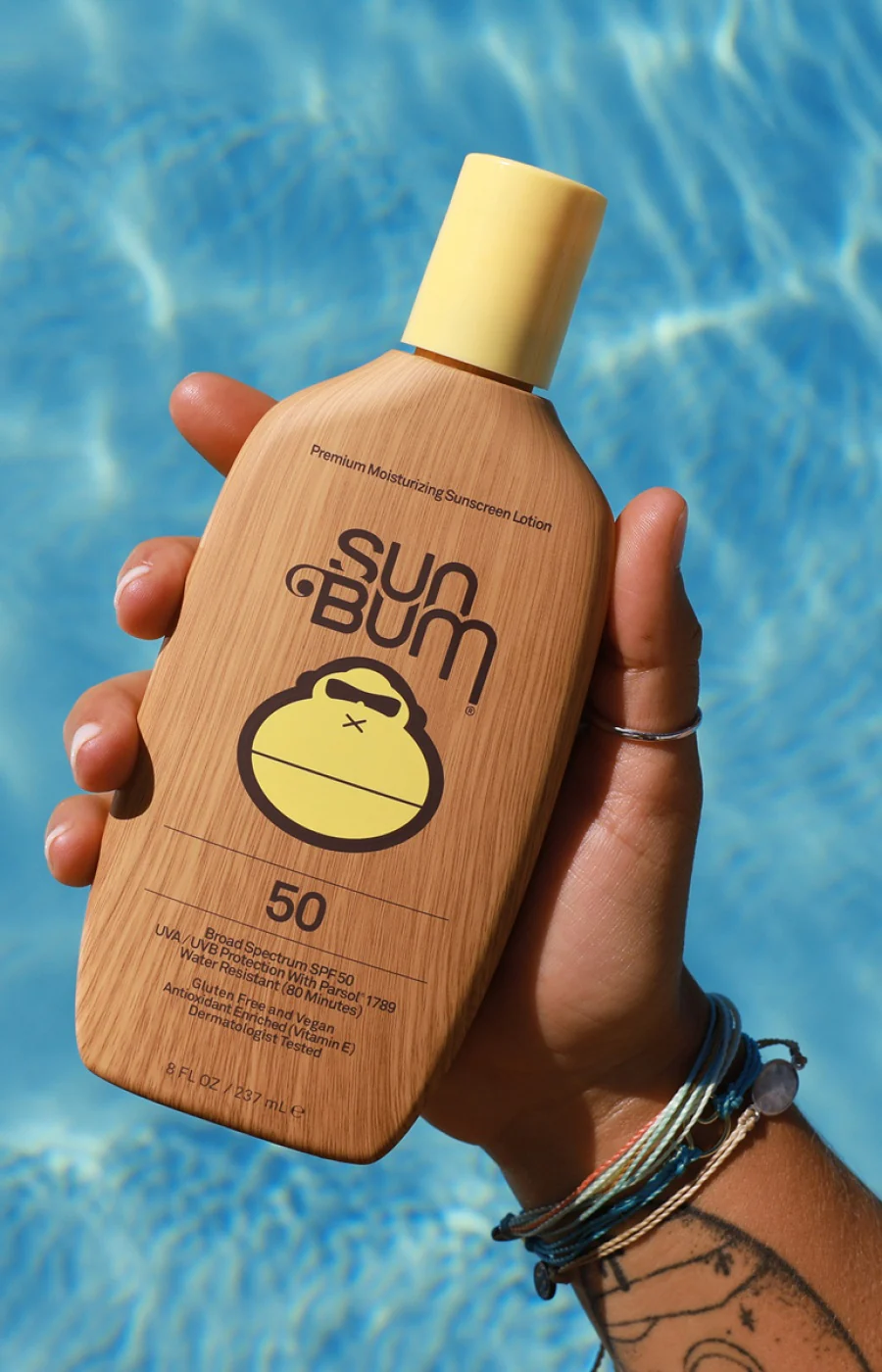 Lotion solaire hydratante SPF 50 - Vitamine E - Corps - 237 ml - Image 2