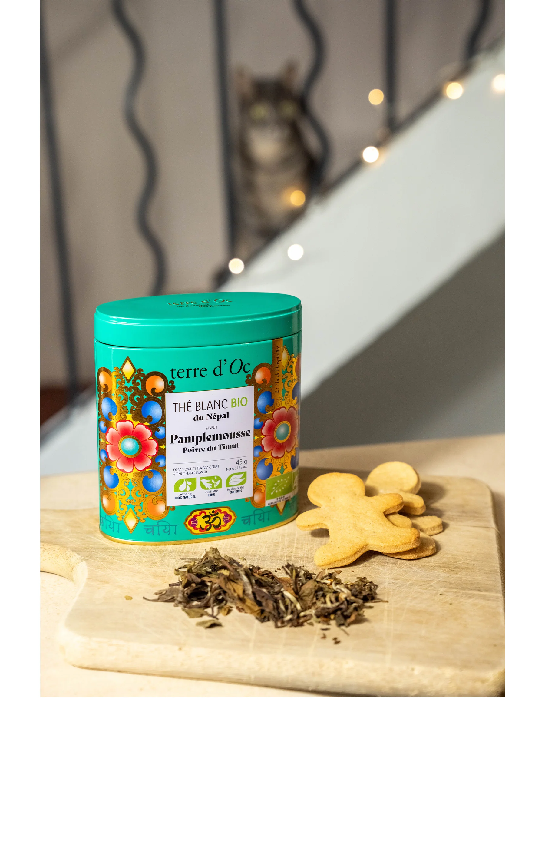 Thé blanc bio - Pamplemousse & Poivre du Timut - 45 g - Image 2