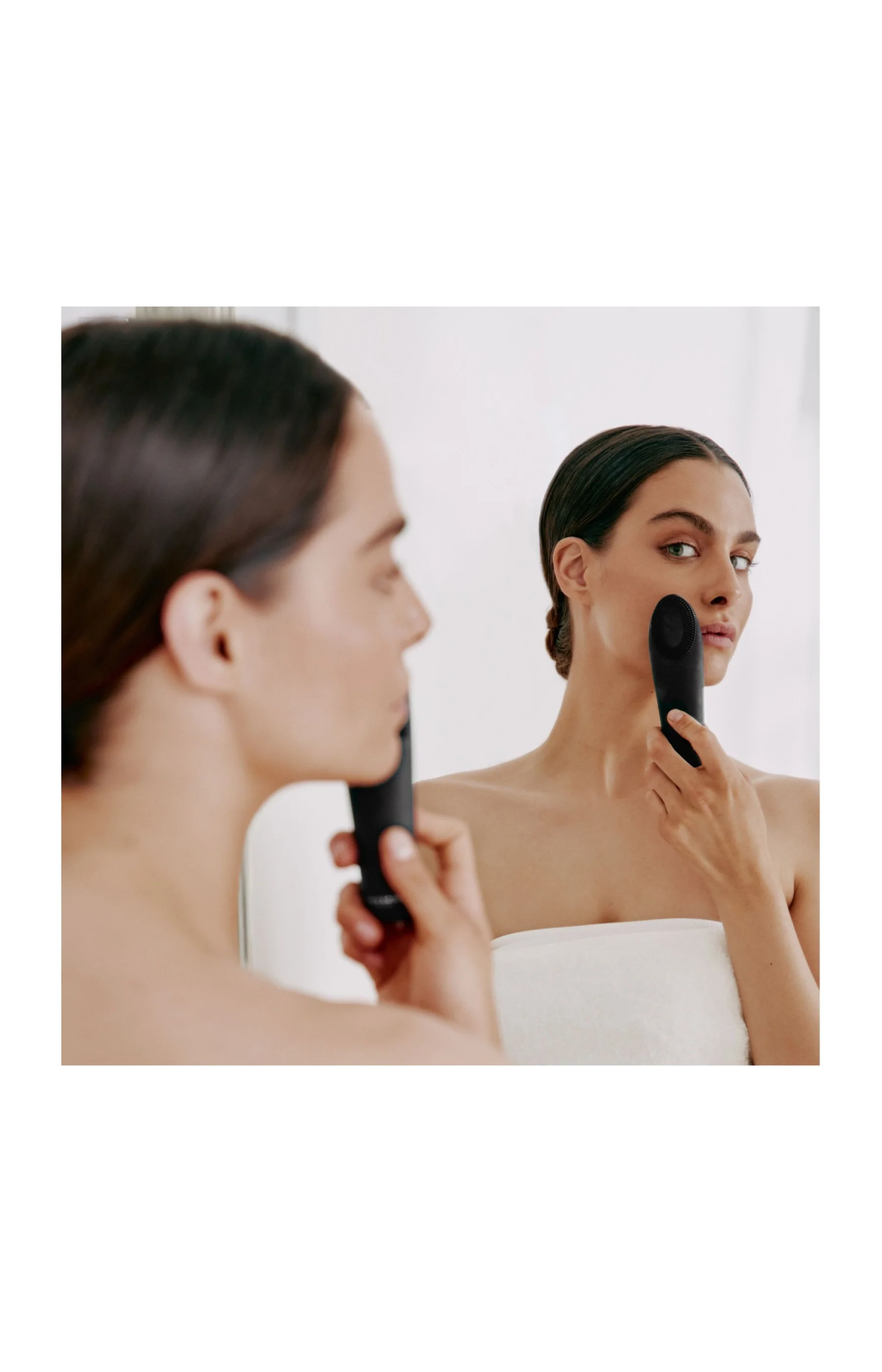 Brosse thermo-sonique nettoyante - Visage - Noir - Image 3