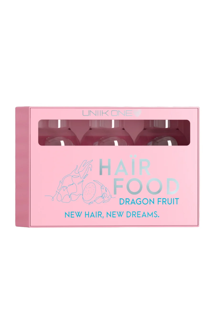 Ampoules vitalité & hydratation - Fruit du dragon & acide hyaluronique - Cheveux abîmés - 3 x 12 ml