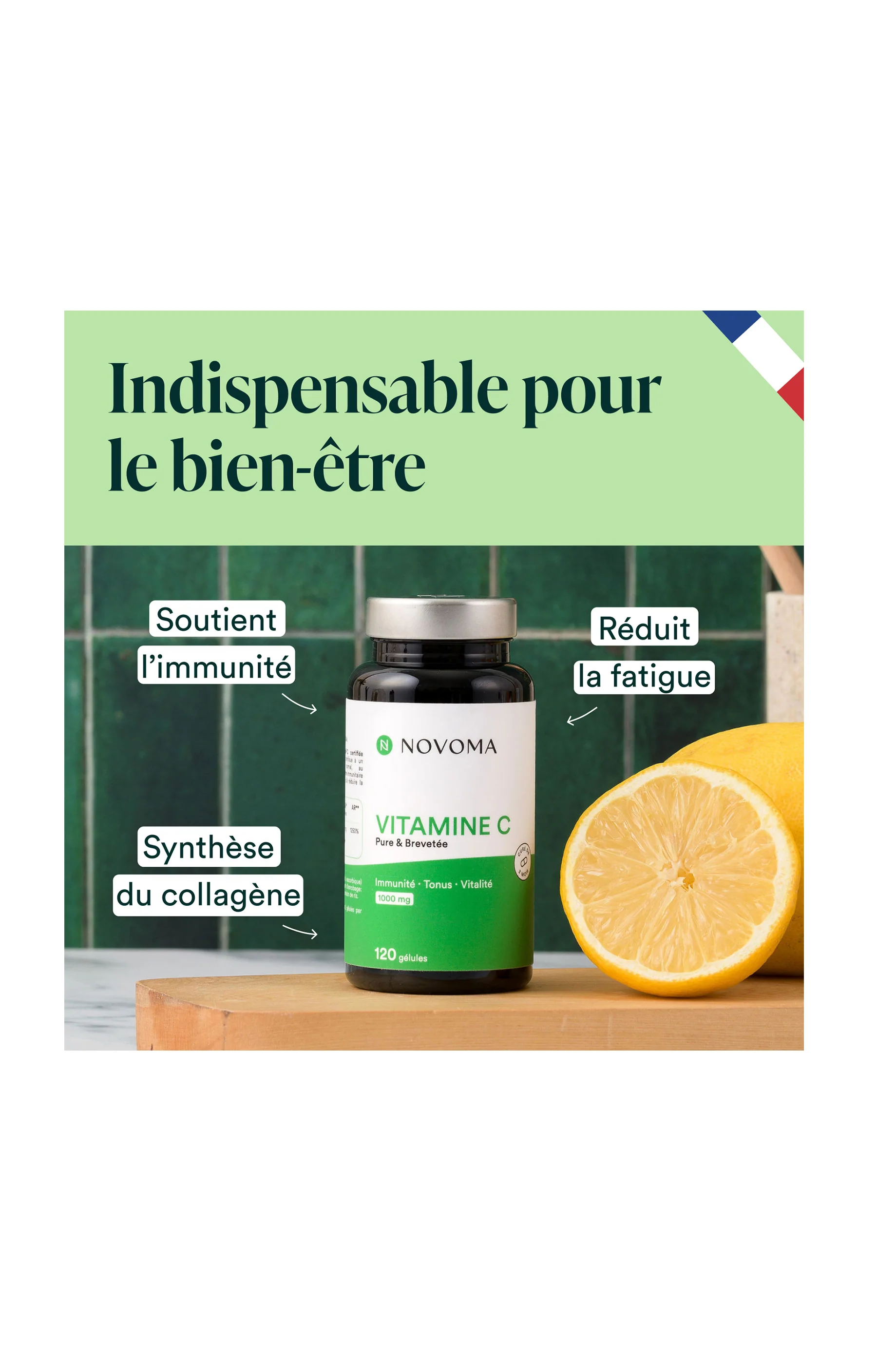 Vitamine C Quali®-C - Immunité & tonus - 2 mois - Image 2