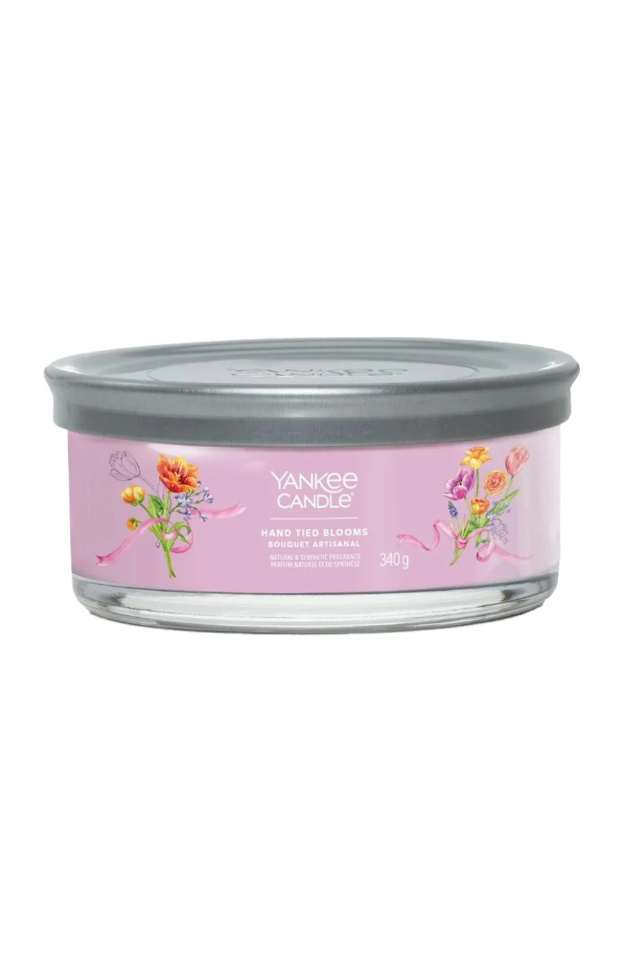 Bougie 5 mèches - Bouquet artisanal - 340 g
