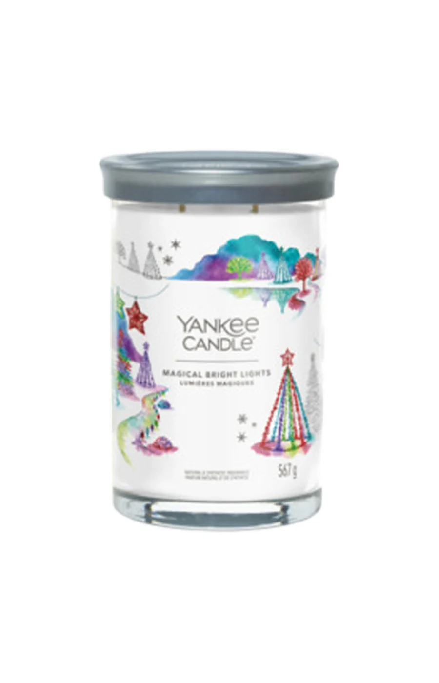 Bougie gobelet - Lumières magiques - Grand modèles - 576 g