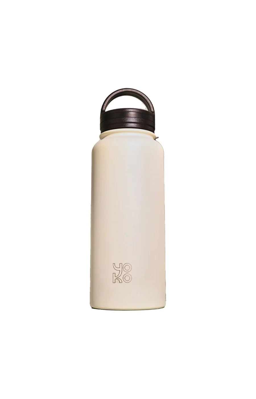 Bouteille isotherme avec poignée - Blanc cassé - 1 L