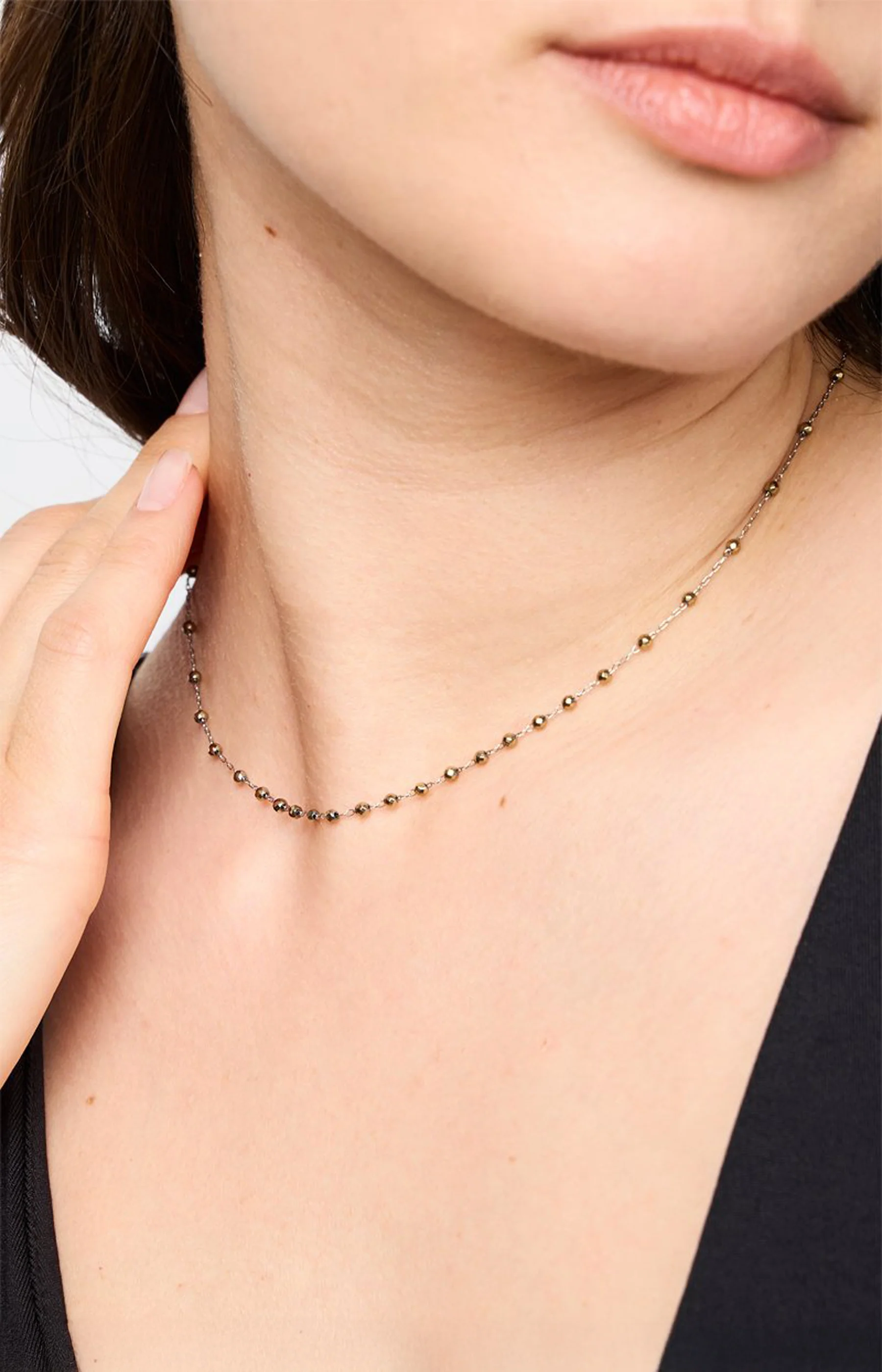 Collier - Acier inoxydable - Argenté & bronze - Image 2